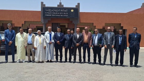 “زيارة تاريخية لعامل إقليم سيدي إفني إلى جماعة امي نفاست: تعزيز التنمية المحلية والتواصل مع المواطنين”