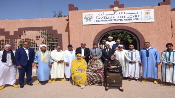 عامل إقليم سيدي إفني ….يعقد لقاءًا تواصلياً مع مجلس جماعة ثنين أملو لمناقشة قضايا التنمية المحلية .
