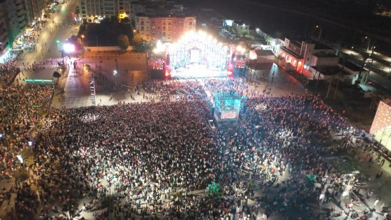 افتتاح مهرجان القنيطرة بحضور قياسي يفوق 150 ألف متفرج