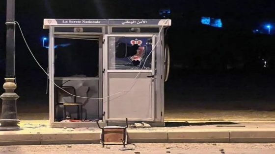 إمزورن:مجهولين يهجمون على سد قضائي تابع للأمن الوطني عند مدخل المدينة