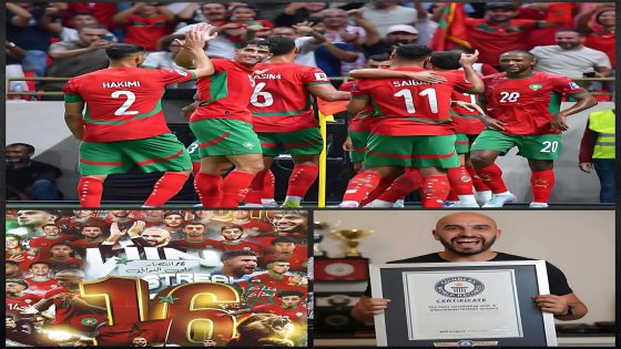 المنتخب الوطني المغربي يحقق رقما قياسيا عالميا ،،، بعد تغلبه على المنتخب الكونغولي