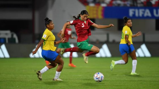 بطولة كأس العالم لكرة القدم النسوية أقل من 17 سنة : المنتخب البرازيلي يقسو على المنتخب الوطني المغربي بثلاثية نظيفة