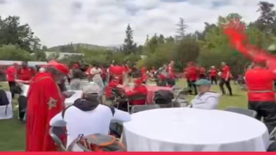 سفيرة المغرب في الشيلي تستقبل كبار المسؤولين والجماهير المغربية في منزلها قبل مواجهة الحلم.