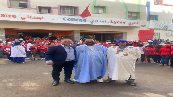 مدارس عباقرة المستقبل بمنطقة أولاد عزوز تحتفل بالذكرى الخمسينية للمسيرة الخضراء المظفرة