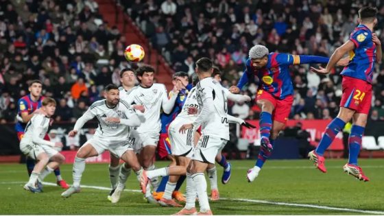 برشلونة يطيح بمضيفه ألباسيتي من الدور الربع النهائي و يتأهل للدور النصف النهائي كأس ملك إسبانيا