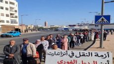 أزمة نقل خانقة تضرب أنزا وتدارت بعد الحملة على سيارات النقل السري