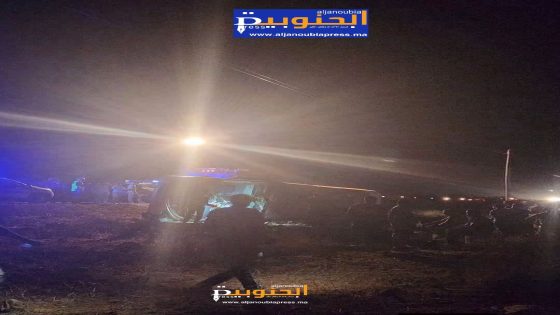 انقلاب حافلة بالطريق الجهوية 121 بتلات أوشن يخلف قتيلا و16